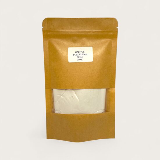 Baltais porcelāna māls 100g